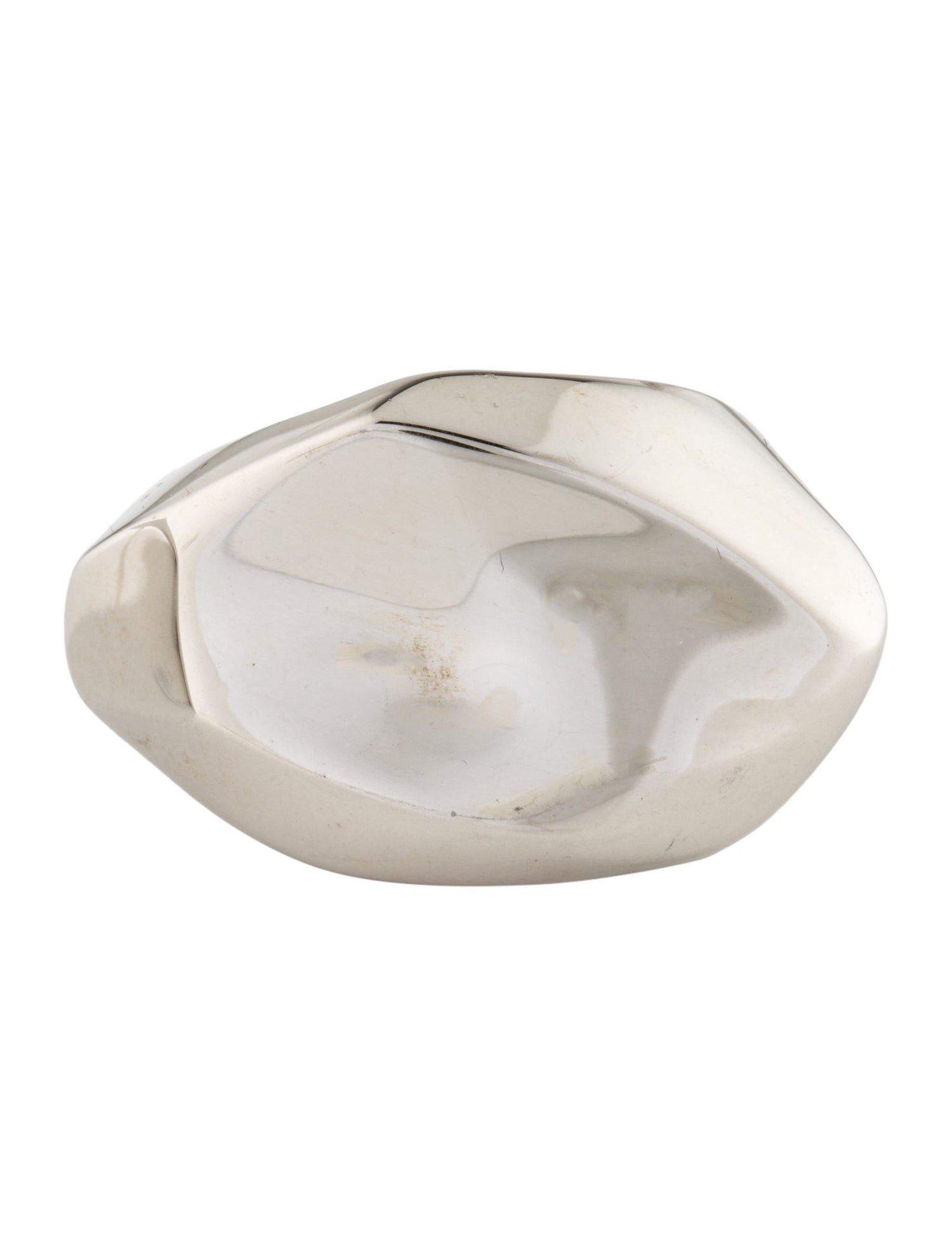 Alexander McQueen Molten Stacked Ring